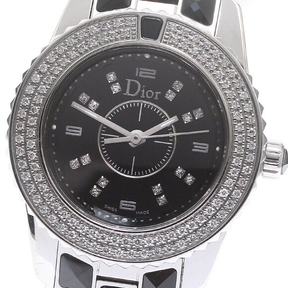 Dior crystal CD112119 diamond bezel index diamond Quartz Ladies Watch_878787 - Picture 1 of 12
